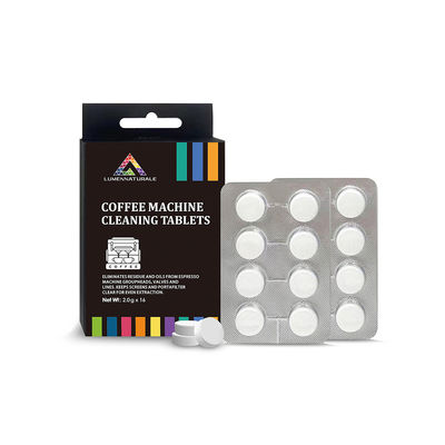 Máquina de café sólida de limpeza e protecção de comprimidos 2, 0 g * 16 comprimidos Solução de limpeza