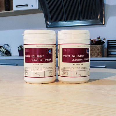 Limpeza de alta lavagem 900g/barril Sistema de limpeza de café Detergente em pó para todas as estações