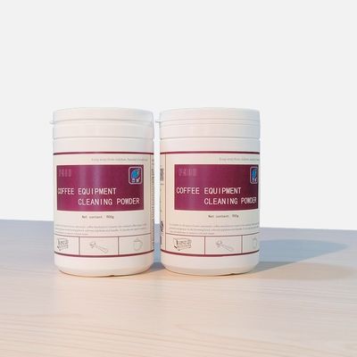 Limpeza de alta lavagem 900g/barril Sistema de limpeza de café Detergente em pó para todas as estações