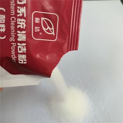 Polvo de limpeza de sistema de leite de detergente profissional para máquina automática de café 10g * 5sacos