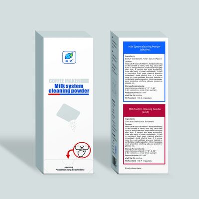 80%-90% Conteúdo de ingrediente ativo Leite de café em pó para máquina de limpeza para uso comercial