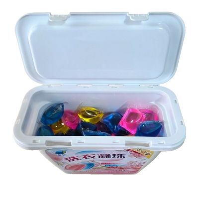 Seleção de espaço da sala de apoio pêssego branco concentrado 3 em 1 bactérias de lavagem de roupa