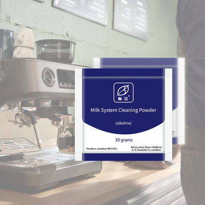 Detergente de pó branco para máquina de café eficaz e acessível