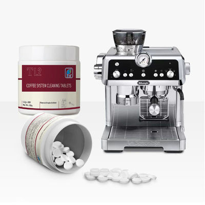 Super limpo máquina de café comprimido de limpeza Solução de limpeza sólida e eficaz