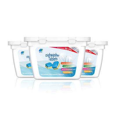 Ezel Turquia 50%-80% de conteúdo de ingrediente ativo Lavadora de louça 20 comprimidos para sustentável