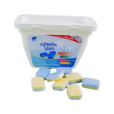 LOGO/OEM/ODM D Pods Detergente Sólido Lavadora de louça Limpador de comprimidos para limpeza concentrada