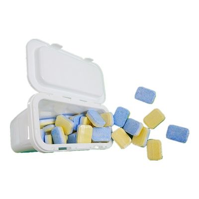 Comprimidos para máquina de lavar louça 50%-80% Conteúdo de ingrediente ativo Detergente efervescente ecológico
