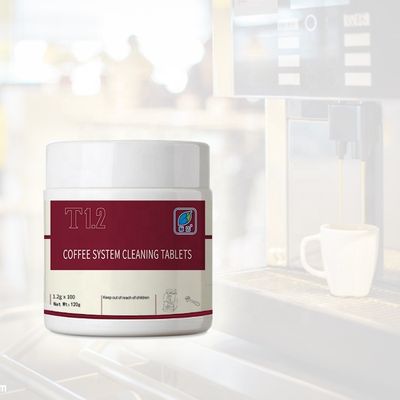 Composto de comprimidos de limpeza de máquina de café expresso sólido limpador alcalino Dissolução rápida