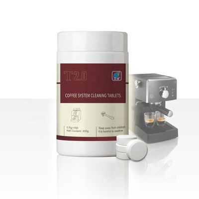 Máquina automática de café em garrafas com comprimido de limpeza branco acessível e eficaz