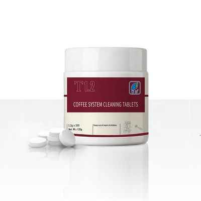 50% de teor de ingrediente activo Detergente para e comprimidos de limpeza de máquinas Espresso