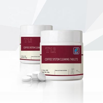 50% de teor de ingrediente activo Detergente para e comprimidos de limpeza de máquinas Espresso