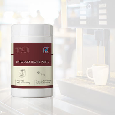 50%- 80% de teor de ingrediente ativo Máquina de café Descaler Tablet para manchas persistentes