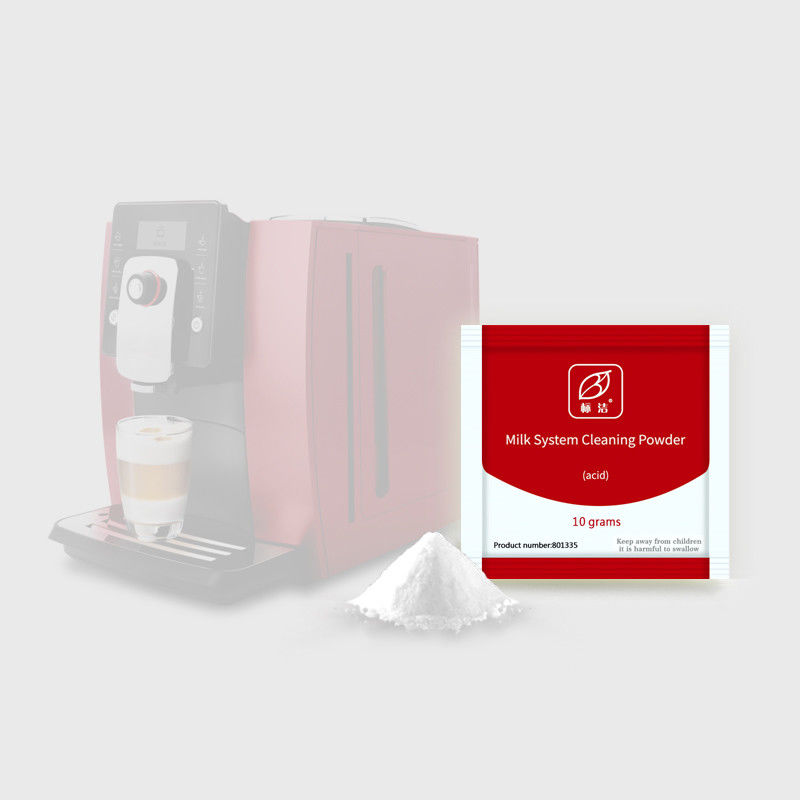 Tipo de detergente de limpeza simples e fácil de operar sistema de limpeza de leite pó para limpador de máquina de café