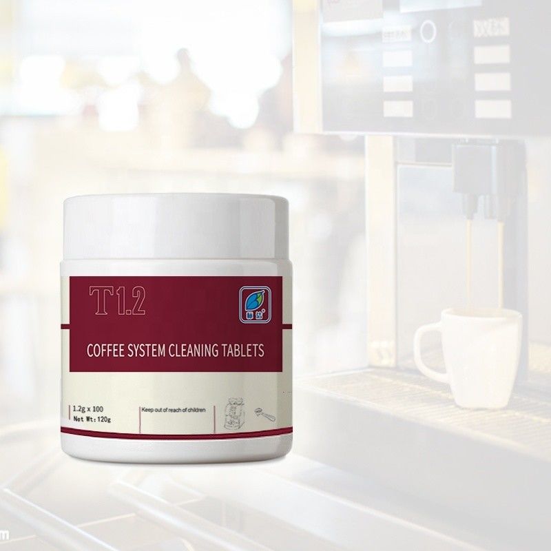 Comprimidos de fácil descalcificação para máquinas de café 50% a 80% de teor de ingrediente ativo